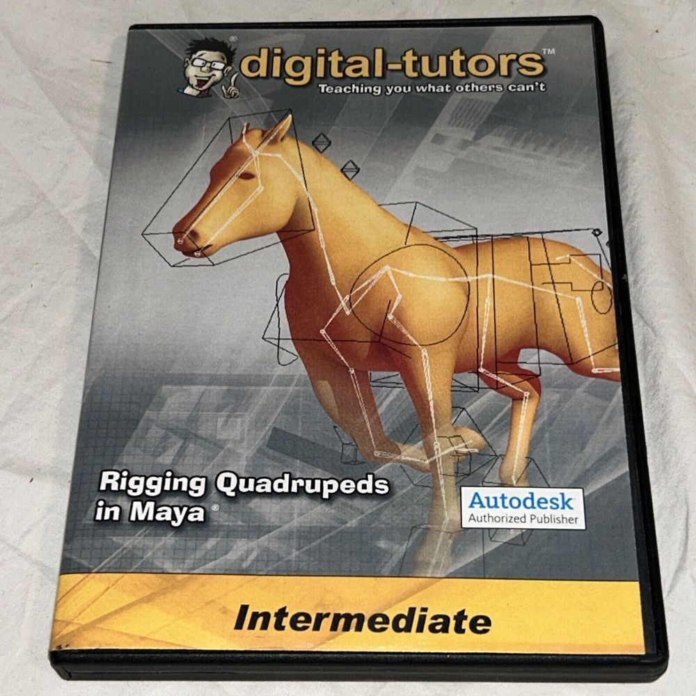 Digital Tutors Rigging Quadrupeds In Maya Intermediate CDs Discs‎ D4